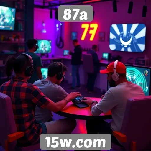 A comunidade gamer interage no 87a
